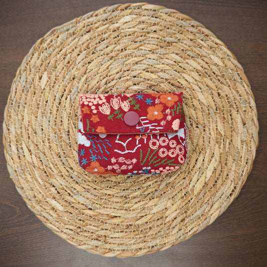 Card pack Embroidered fabric Floral-patterned fabric
